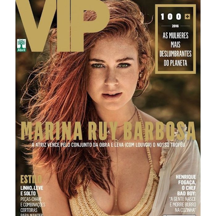 Vej a capa de Marina Ruy Barbosa, mulher mais sexy do mundo em 2016, para a revista VIP