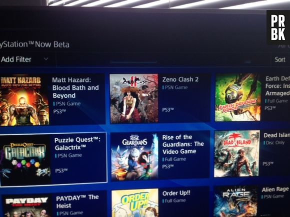 Alguns títulos que estão no "Playstation Now" e vazaram em fotos de usuários