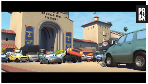 Carro do Pizza Planet em "Carros"