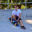  Christian Monassa adorou andar de skate depois de um tempo parado 