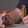  "Amiibos" s&atilde;o os bonequinhos que interagem com o game "Super Smash Bros. for Wii U" 