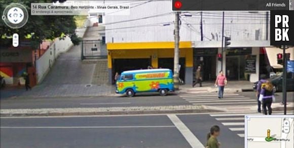 Van de Scooby Doo também foi flagrada pelo Street View