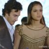 Na novela "Em Família", Laerte (Gabriel Braga Nunes) e Luiza (Bruna Marquezine) vão brigar novamente por causa de ciúme