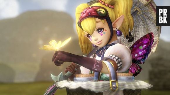 Agitha e sorriso brilhante em todos os momentos de "Hyrule Warriors"