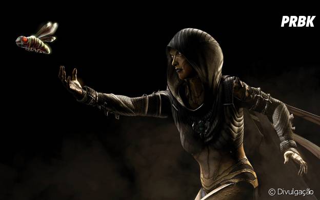 A lutadora &nbsp;D'vorah&nbsp;de "Mortal Kombat X" &eacute; meio humana, meio inseto&nbsp;
