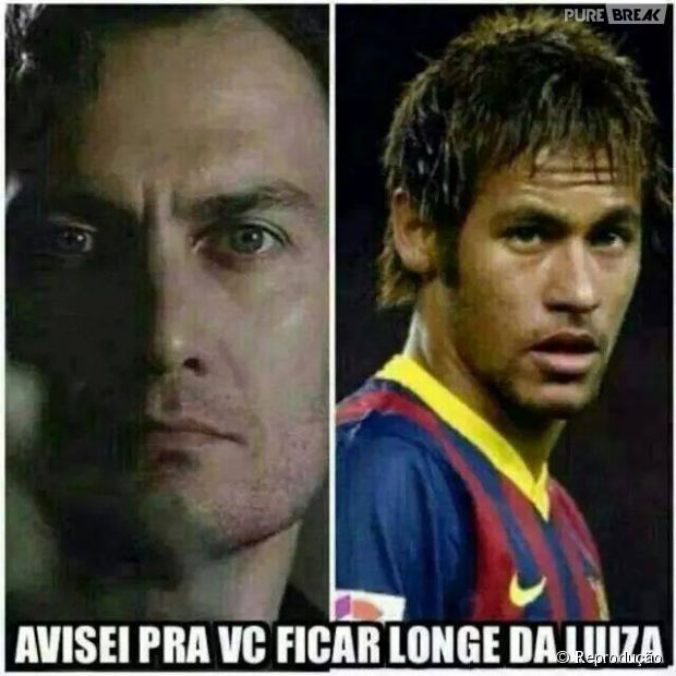 Cuidado, Neymar! Laerte ta de olho!