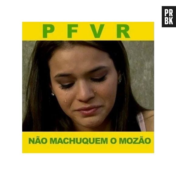 Bruna Marquezine pede "Não machuca o mozão"