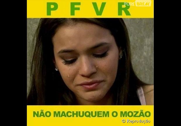 Bruna Marquezine pede "Não machuca o mozão"