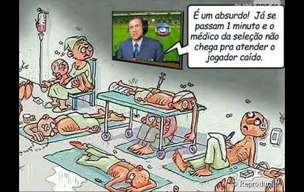 Um absurdo essa demora pra atendimento médico!