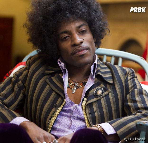 Rapper André 3000, do OutKast, vive o músico Jimi Hendrix no filme "All Is By My Side"