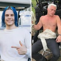 De "American Horror Story: Cult": Evan Peters aparece de cabelo azul para novo personagem!