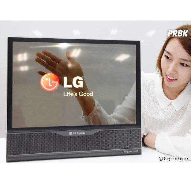 LG mostra televisões flexíveis e transparentes nesta quinta-feira (10)