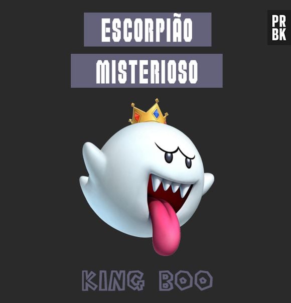 Sempre observador e atento, o escorpiano de "Mario Bros" é o King Boo