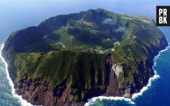 A Ilha Vulcânica de Aogashima, no Japão