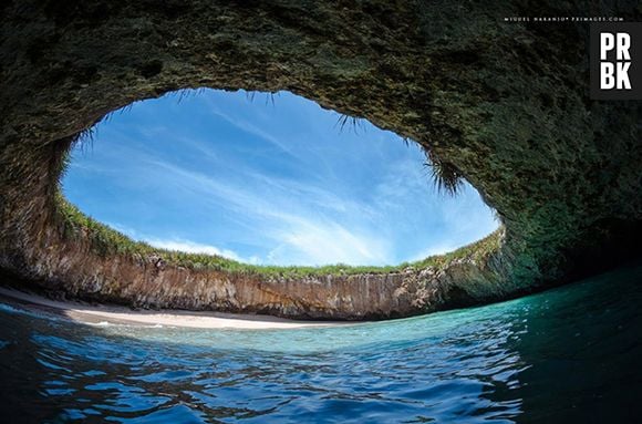 "Praia escondida" do México!