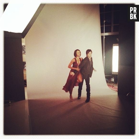 Ian Somerhalder e Kat Graham ganham destaque na sessão de fotos da 6ª temporada de "The Vampire Diaries"