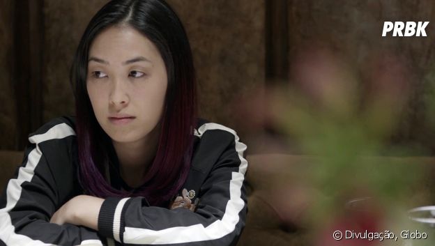 Em "Malhação", Tina (Ana Hikari) vive uma fase um pouco rebelde