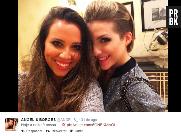 Angelis Borges postou sequência de fotos com Clara Aguilar