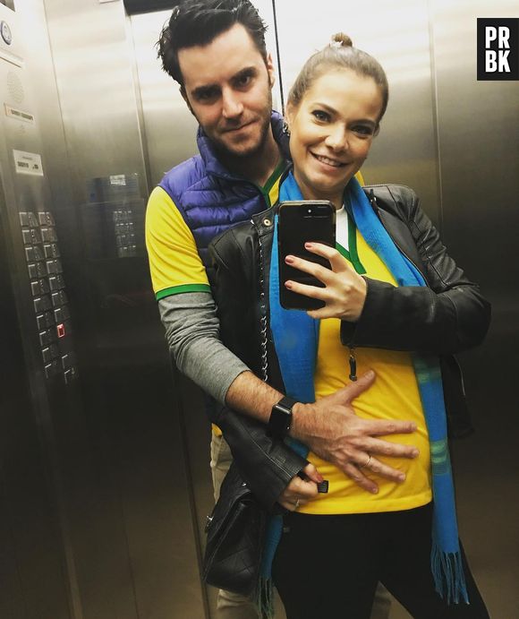 Milena Toscano, de "As Aventuras de Poliana", e o marido estão fazendo a contagem regressiva para o nascimento de João Pedro