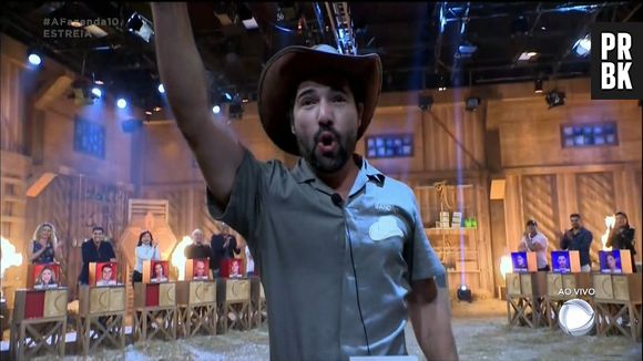 Na estreia de "A Fazenda 10" na Record, Sandro Pedroso se tornou Fazendeiro