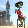 Johnny Depp serviu de voz e "corpo" para a criação do lagarto Rango nesse faroeste animado