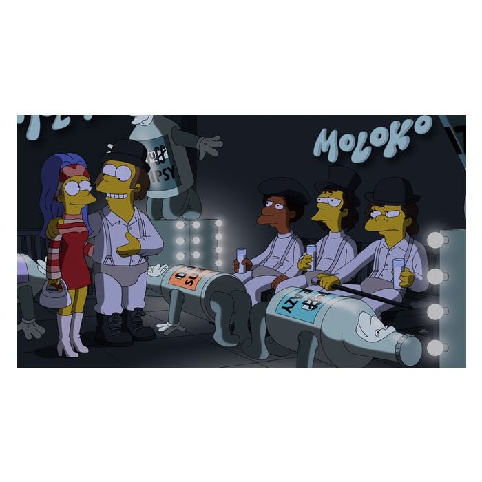  Homer quer que o amigo Moe acabe com sua gangue violenta 