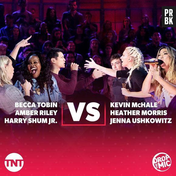 Elenco de "Glee" se enfrenta em uma batalha de rimas durante programa de TV
