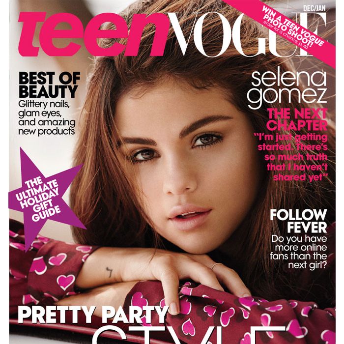 Selena Gomez estampa a capa da revista adolescente &quot;Teen Vogue&quot; e abre o jogo sobre seus relacionamentos amorosos