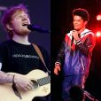 Ed Sheeran e Bruno Mars: parceria é confimada