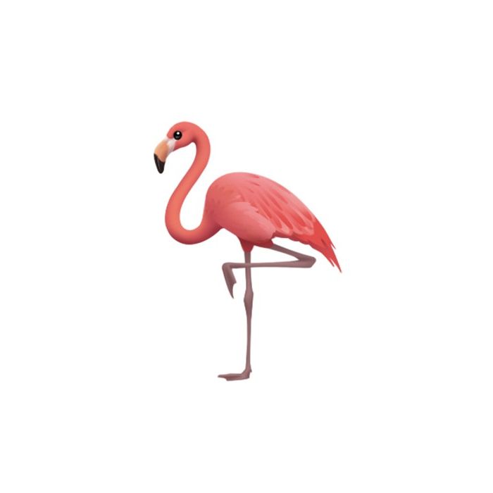  O emoji de flamingo é um das novidades 