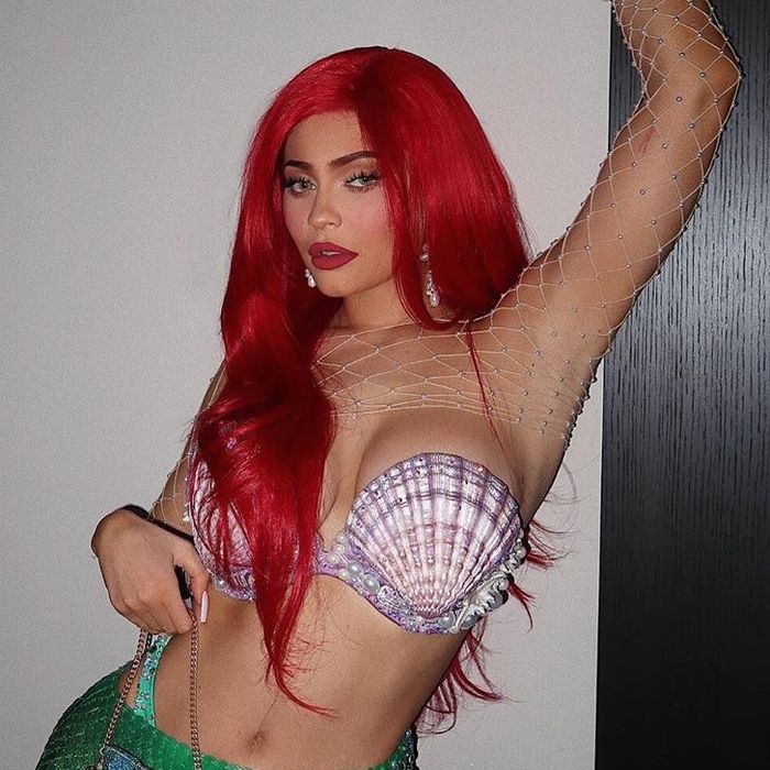 Dia das Bruxas: Kylie Jenner usou uma fantasia de Ariel, de &quot;A Pequena Sereia&quot;