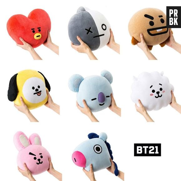Presentes que todo fã do BTS merece ganhar: almofadas da BT21