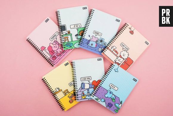 Presentes que todo fã do BTS merece ganhar: cadernos da BT21