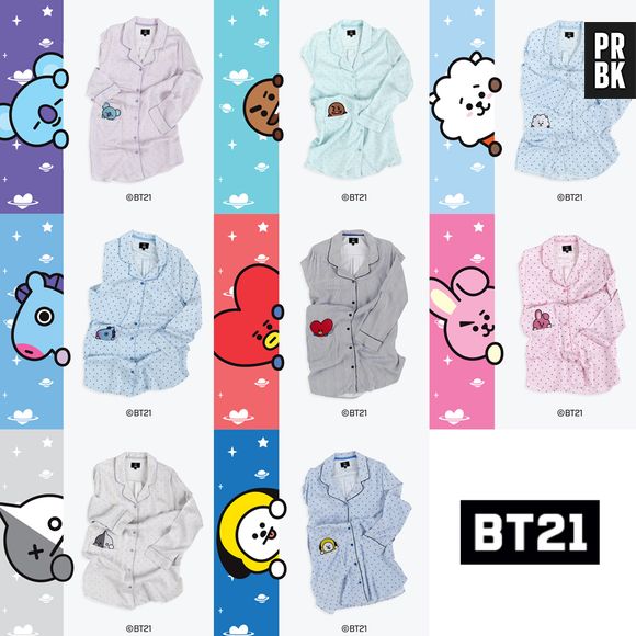 Presentes que todo fã do BTS merece ganhar: pijamas da BT21
