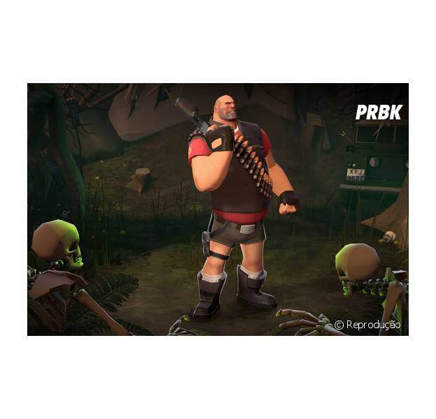 O marrento Heavy de "Team Fortress 2" vai usar lindos shortinhos