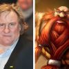 Gérard Depardieu parece até um irmão do Gragas de "League Of Legends"