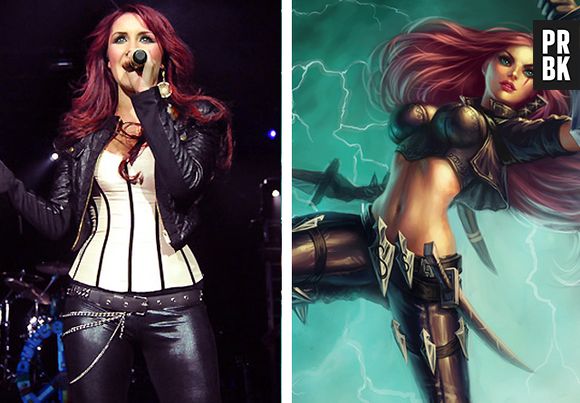 Dulce Maria ficaria perfeita interpretando a Katarina de "League Of Legends", não acha?