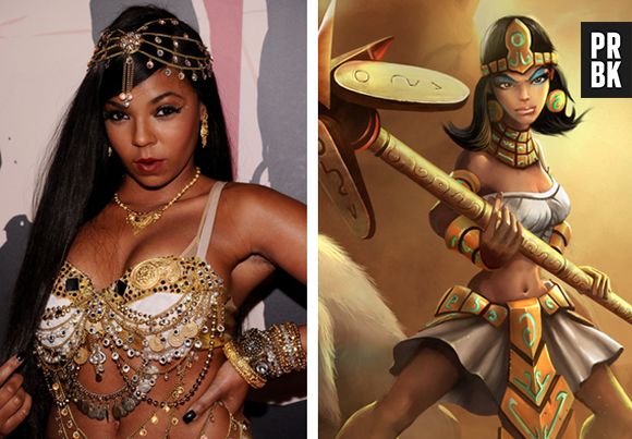 Ashanti parece que foi a inspiração da Nidalee de "League Of Legends"