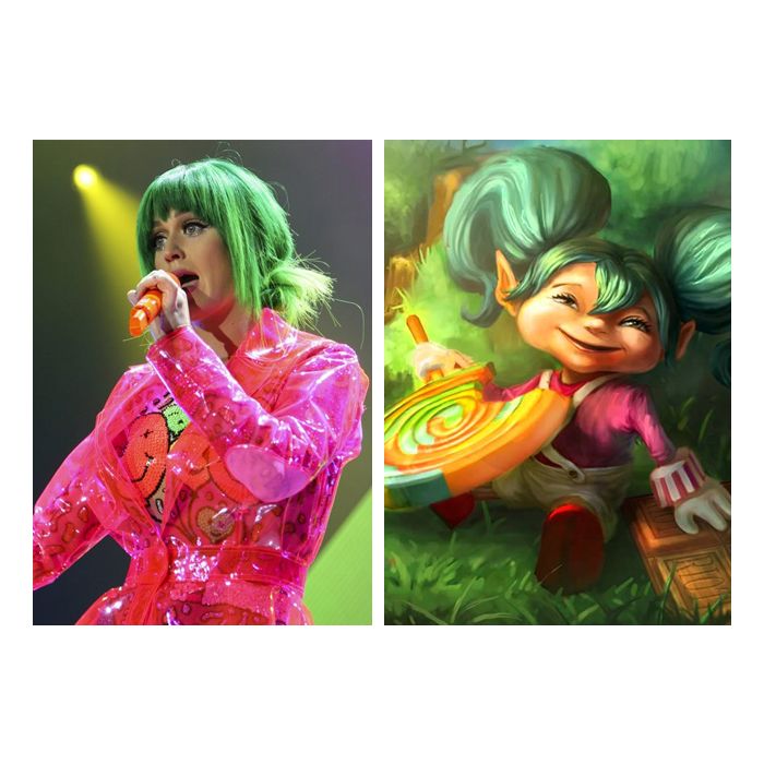  Katy Perry e seus pirulitos tem tudo a ver com a Poppy na skin Lollypop de &quot;League Of Legends&quot; 