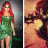 Kim Kardashian e seu popozão arrasando de Zyra de "League Of Legends"