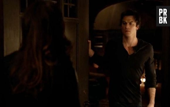 Em "The Vampire Diaries", Damon (Ian Somerhalder) não consegue mais enxergar Elena (Nina Dobrev) por causa de um feitiço de Kai (Chris Wood)