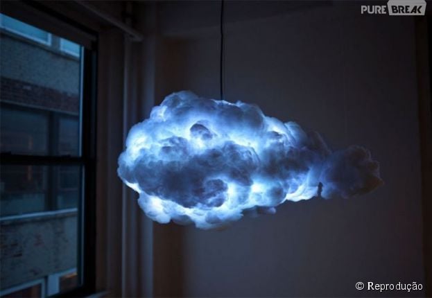 Imagina uma nuvem flutuando em seu quarto, n&atilde;o vai faltar tempestade com essa lumin&aacute;ria