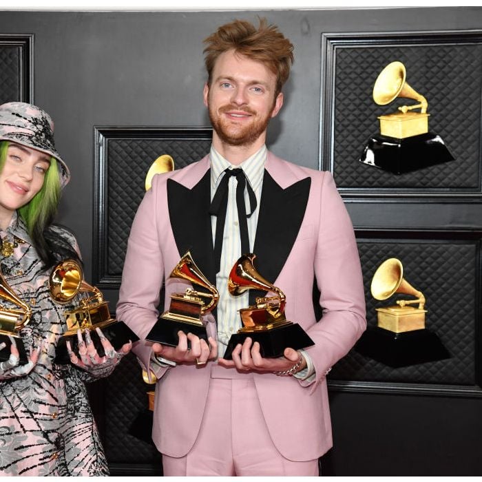 Billie Eilish e seu irmão Finneas ganharam vários Grammy&#039;s na cerimônia de 2021