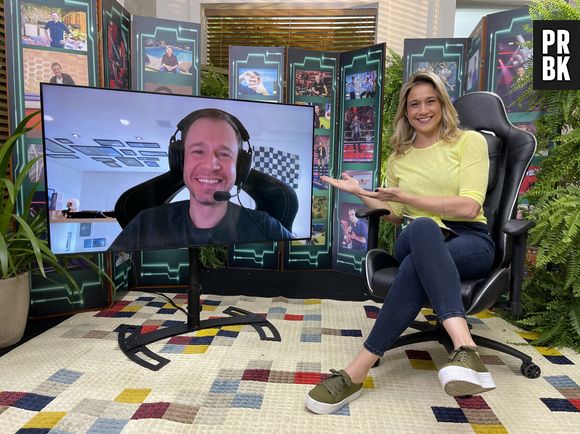 Fernanda Gentil pode substituir Tiago Leifert no 'BBB22'