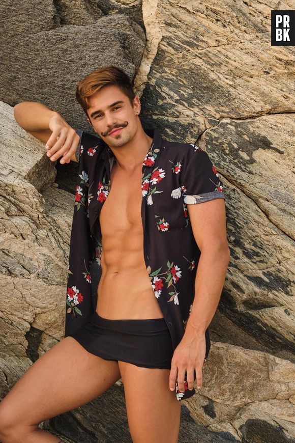 Leandro David é nadador de Brasília e está em "Brincando com Fogo Brasil"