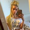Isabella Santoni foi acusada de apropriação cultural ao fazer penteado afro para o Réveillon, em 2019