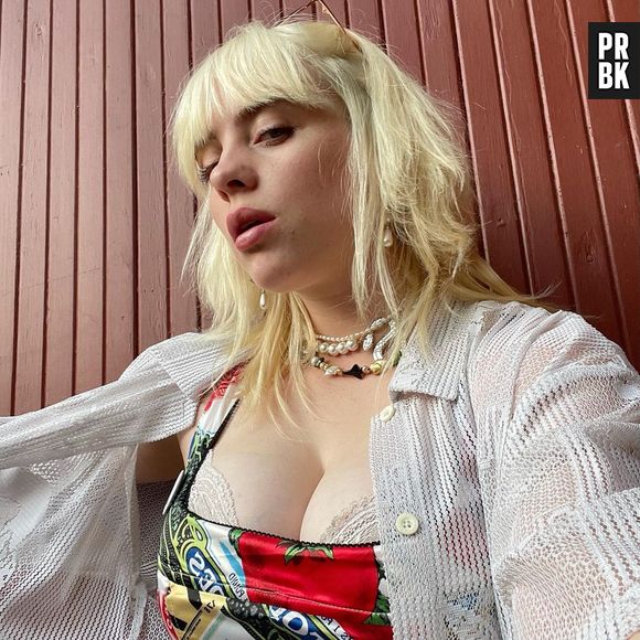 'Isso é literalmente tudo que vejo neste aplicativo... Coma a minha poeira, meus peitos são maiores do que os seus', reagiu Billie Eilish