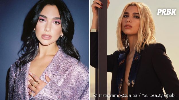 Para era de "Future Nostalgia", Dua Lipa apareceu com fios loiros