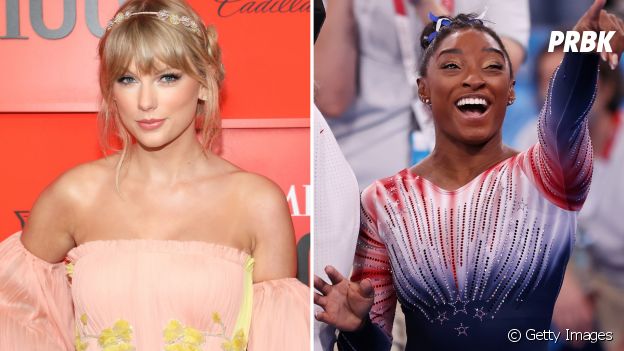 Taylor Swift e Simone Biles trocam mensagens de carinho