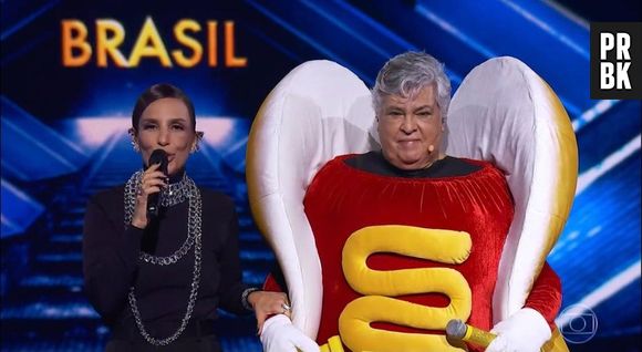 "The Masked Singer Brasil": Sidney Magal foi o primeiro artista desmascarado do programa